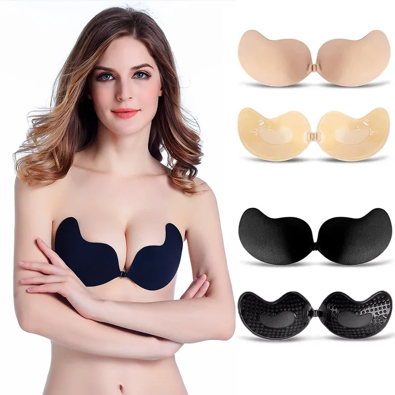 Sexy Women's bra Invisible Pus - Strapless Bra Adhesive incelemesi ve fiyatı