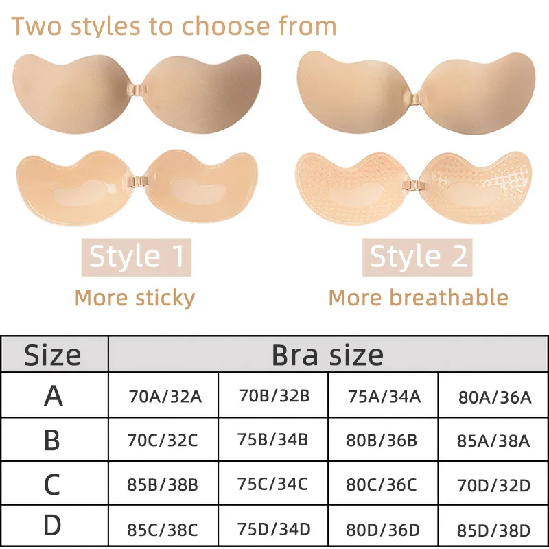Sexy Women's bra Invisible Pus - Strapless Bra Adhesive incelemesi ve fiyatı