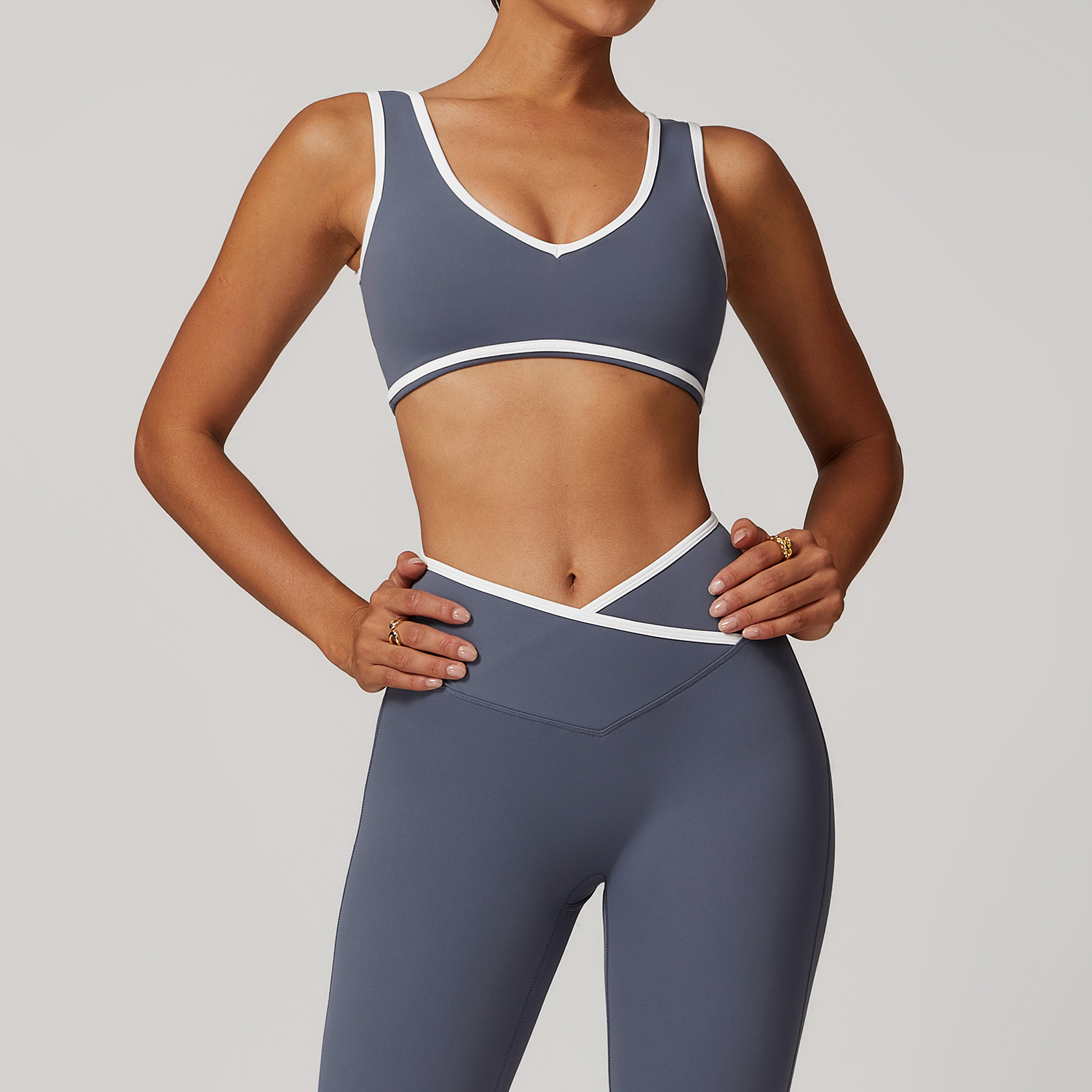 V-Neck Sports Bra Women Top Pu - Plunge Bra Push Up incelemesi ve fiyatı