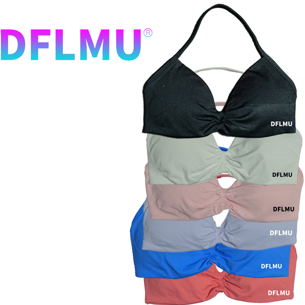 DFLMU Women Halter Sports Bra  - Plunge Bra Push Up incelemesi ve fiyatı