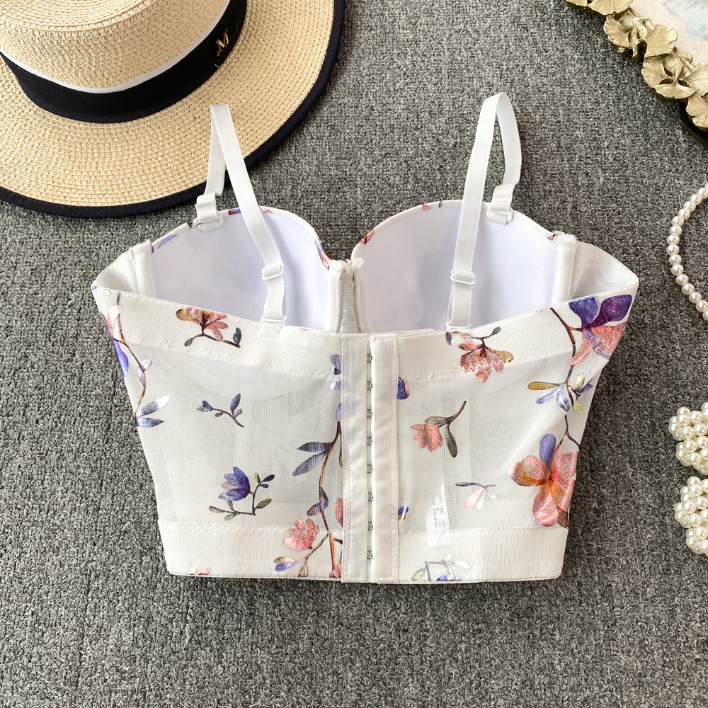 Women Sexy Floral printed Cors - Cotton Bra Everyday incelemesi ve fiyatı