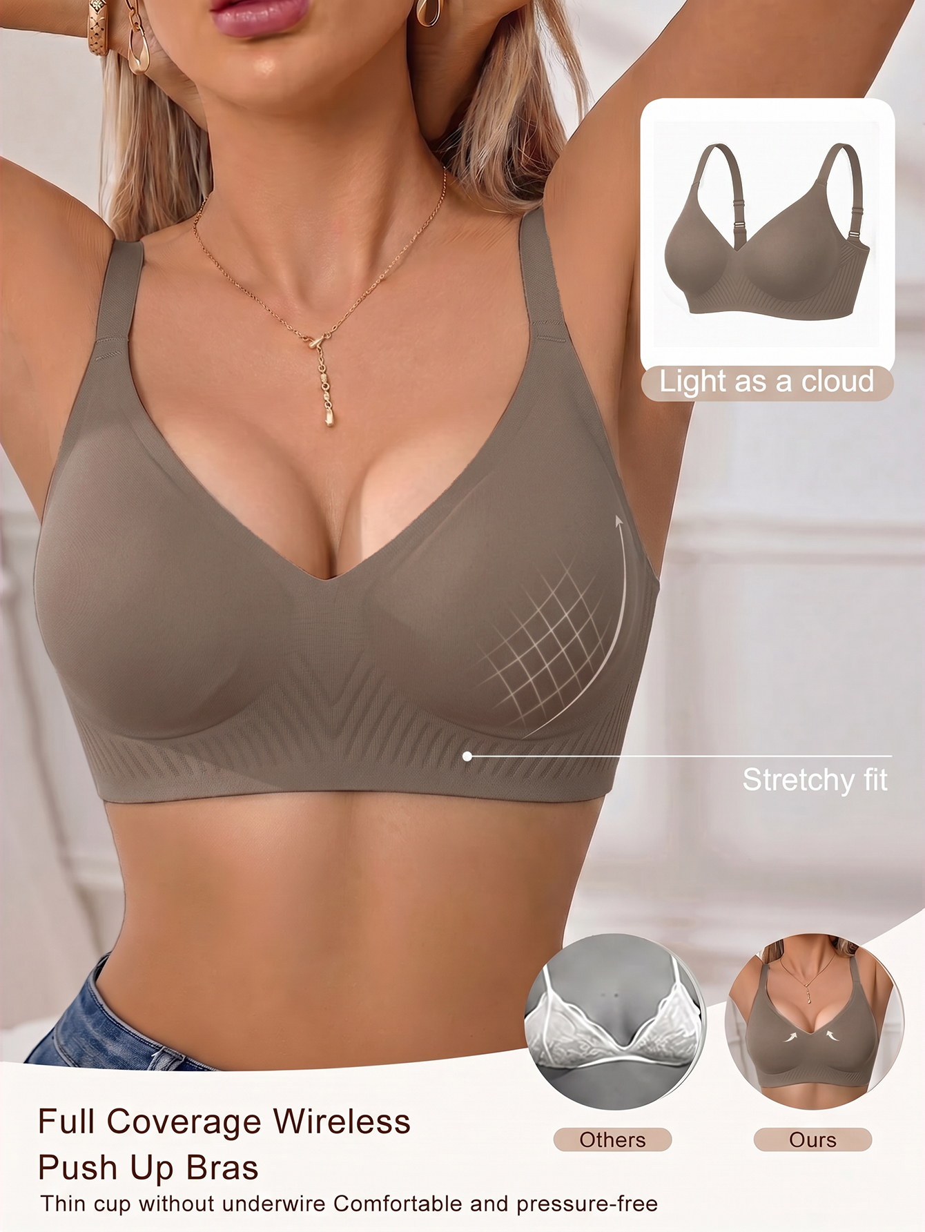 Full Coverage Push Up Jelly Su - Full Coverage Bra incelemesi ve fiyatı