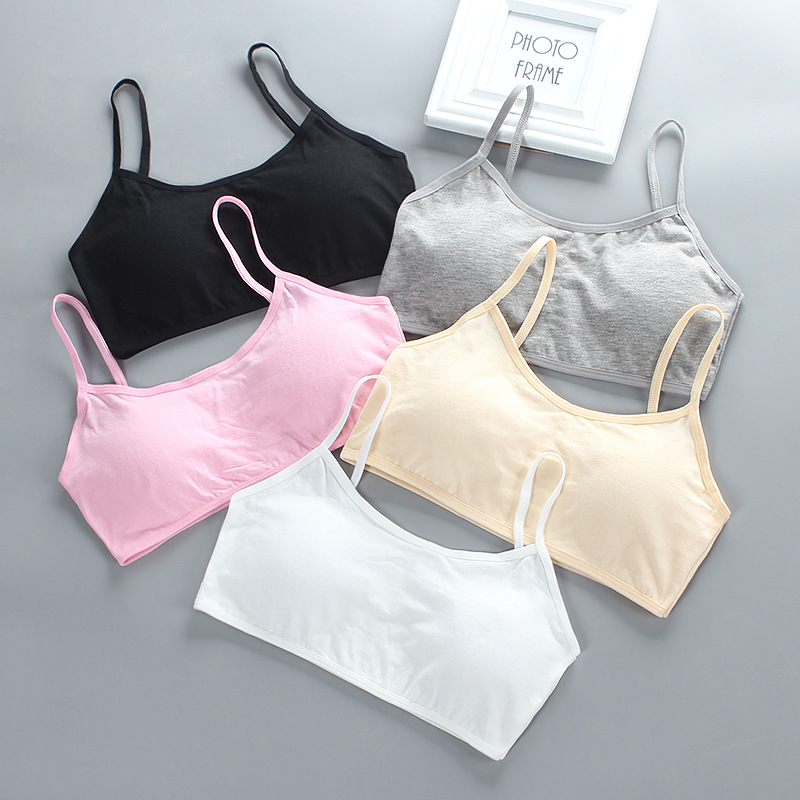 5pcs Teenage Girls Cotton Trai - Cotton Bra Everyday incelemesi ve fiyatı