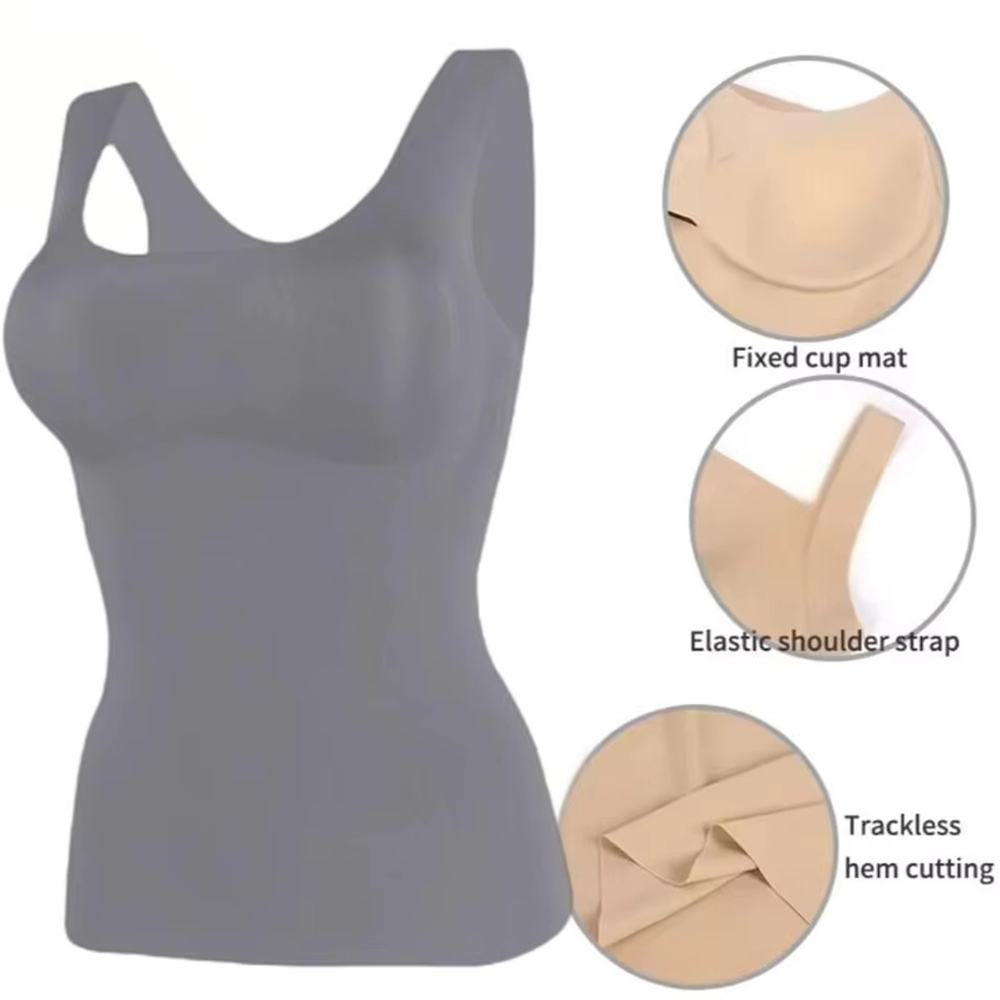 Ice Silk Wireless Push Up Tank - T Shirt Bra Seamless incelemesi ve fiyatı