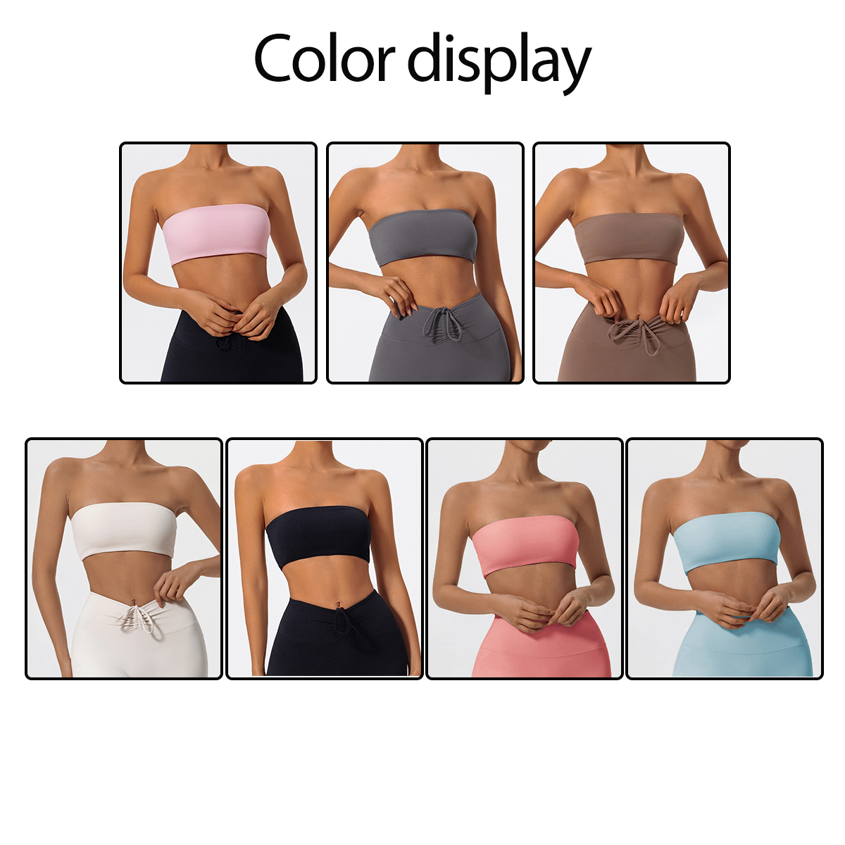 Strapless Sports Bra Gym Crop  - Sports Bra Racerback incelemesi ve fiyatı